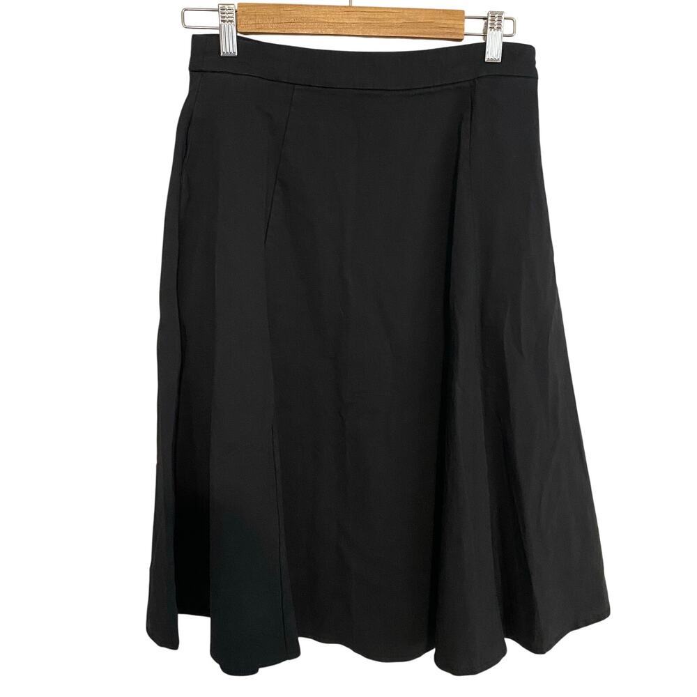 Sourpuss Swing Skirt Womens Size Medium Black Retro Rockabilly Pinup Punk
